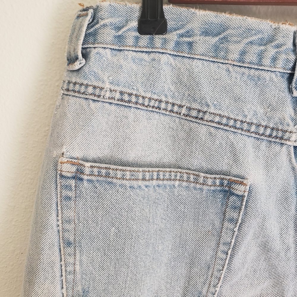 HLD Vintage 90s Trashed Denim Shorts - Picture 8 of 10
